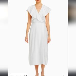 NWT Vince Ruffle Wrap Dress